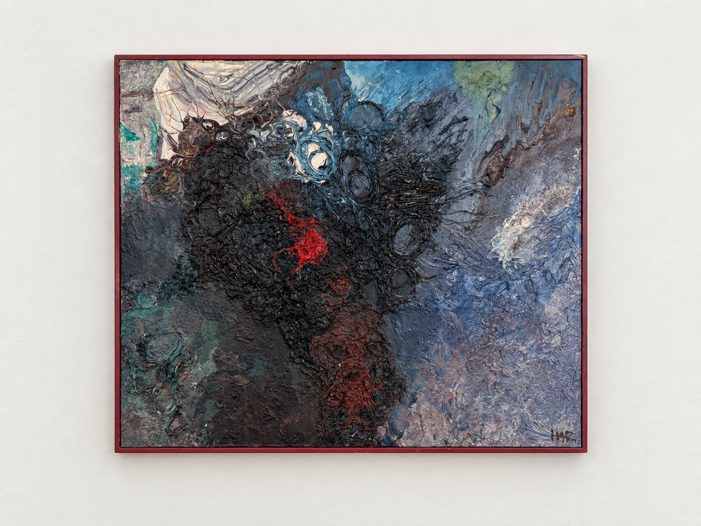 Storm Tree Abstract Oil Painting