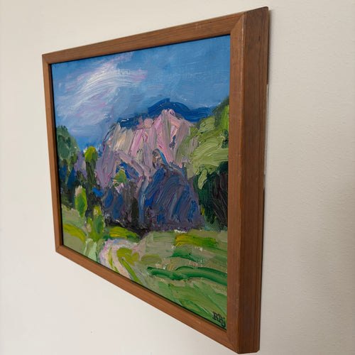 Colourful Swedish Landscape, Signed Original Oil Painting