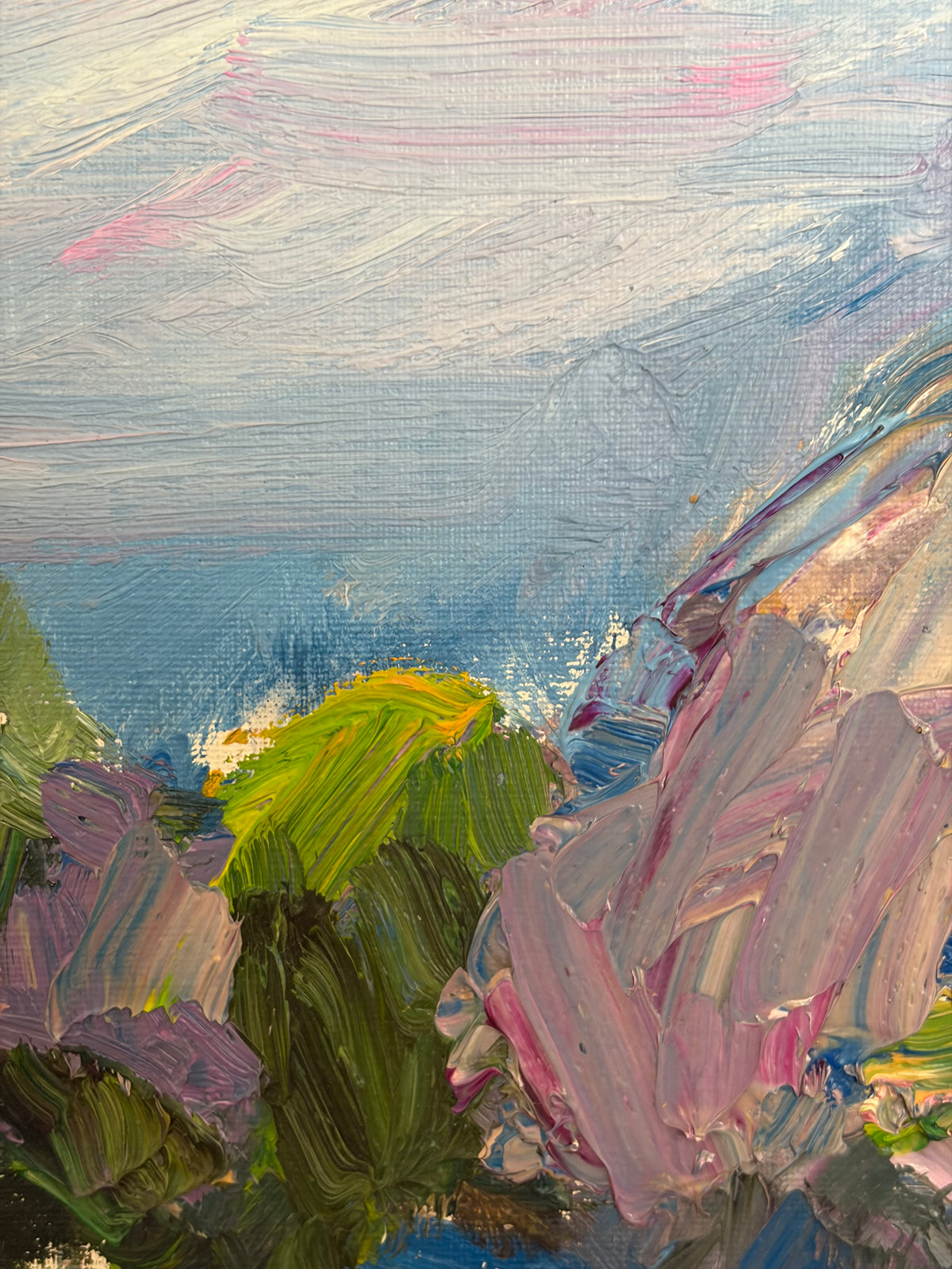 Colourful Swedish Landscape, Signed Original Oil Painting