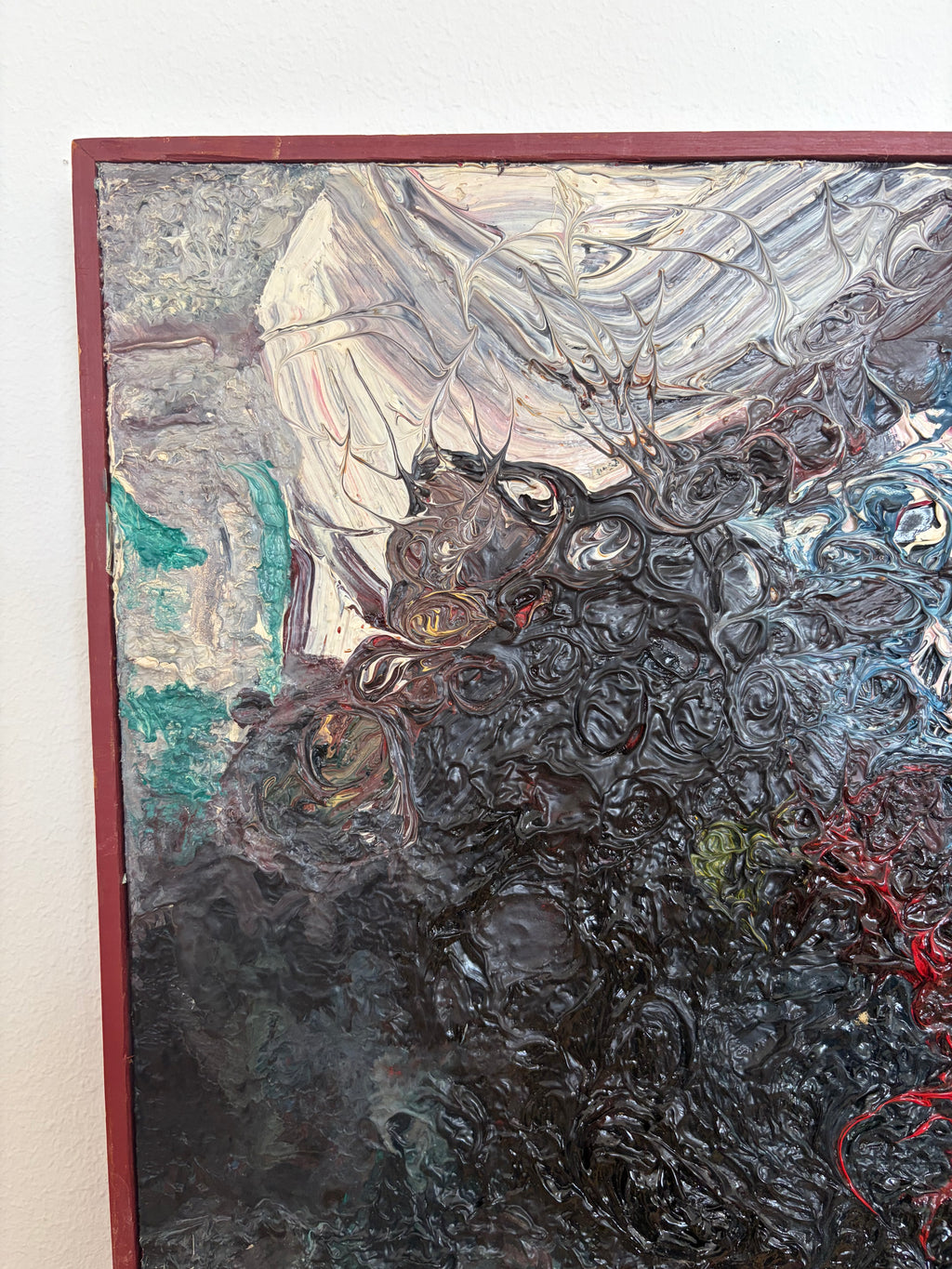 Storm Tree Abstract Oil Painting