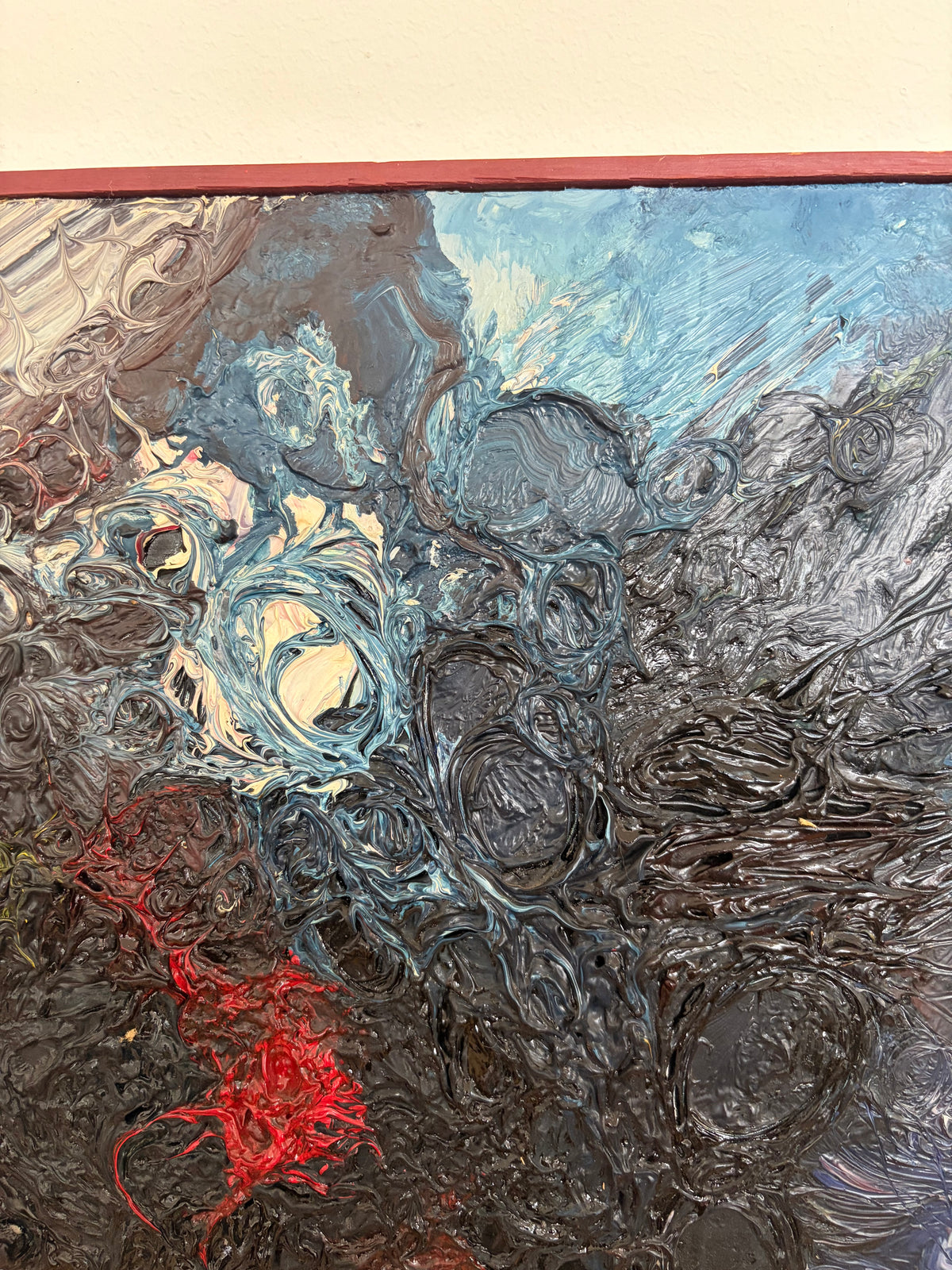 Storm Tree Abstract Oil Painting