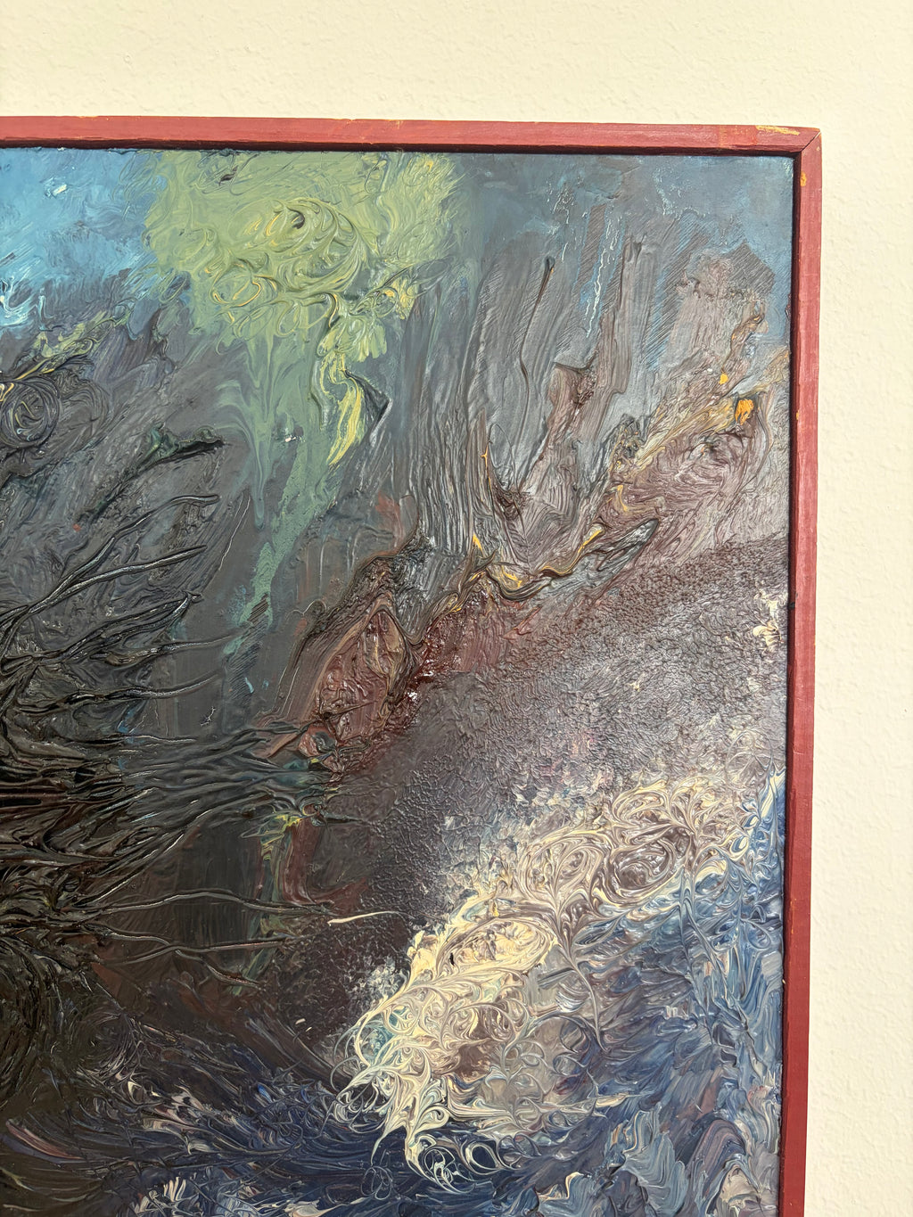 Storm Tree Abstract Oil Painting
