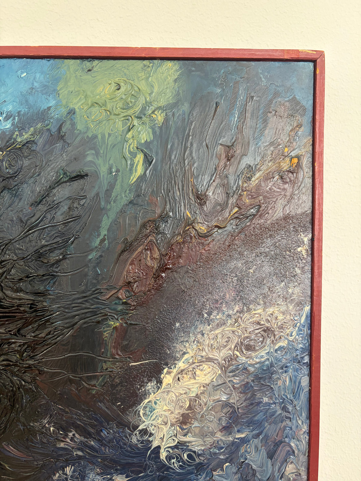 Storm Tree Abstract Oil Painting