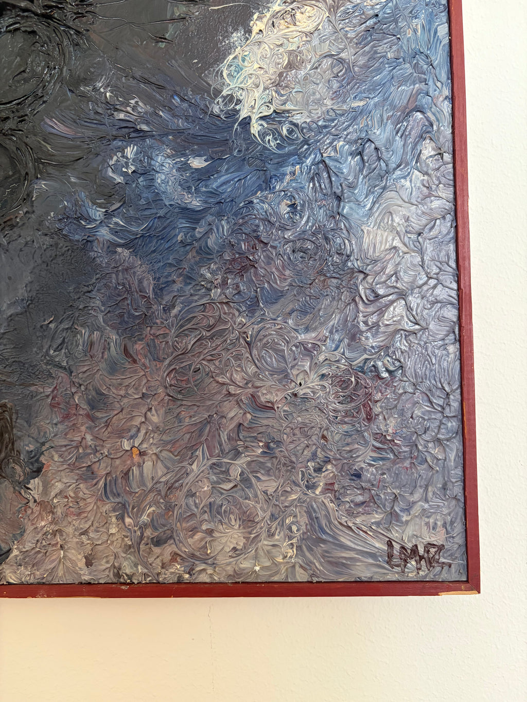 Storm Tree Abstract Oil Painting
