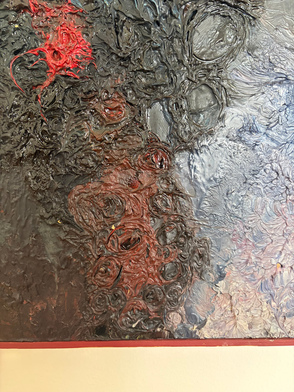 Storm Tree Abstract Oil Painting