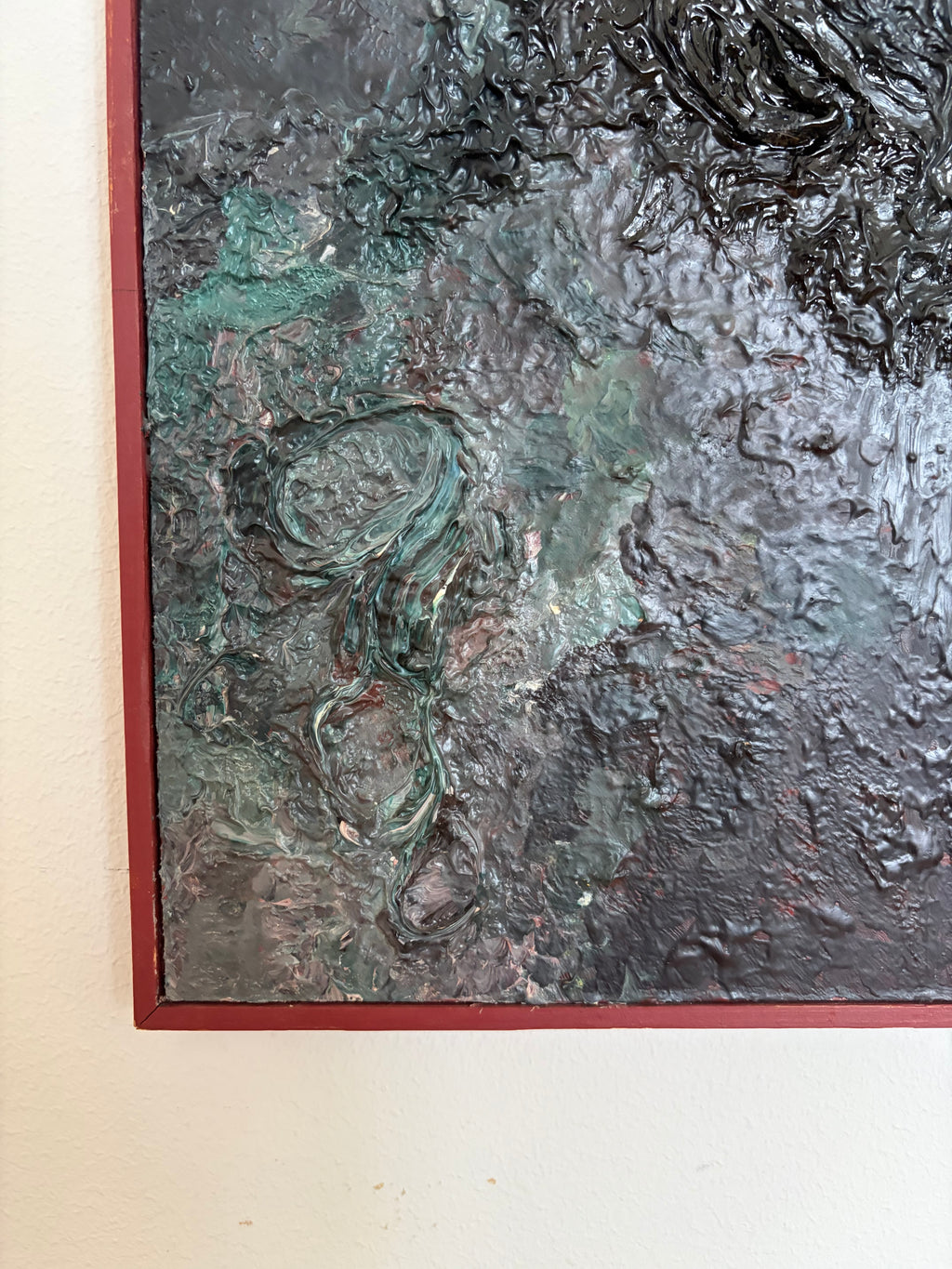 Storm Tree Abstract Oil Painting
