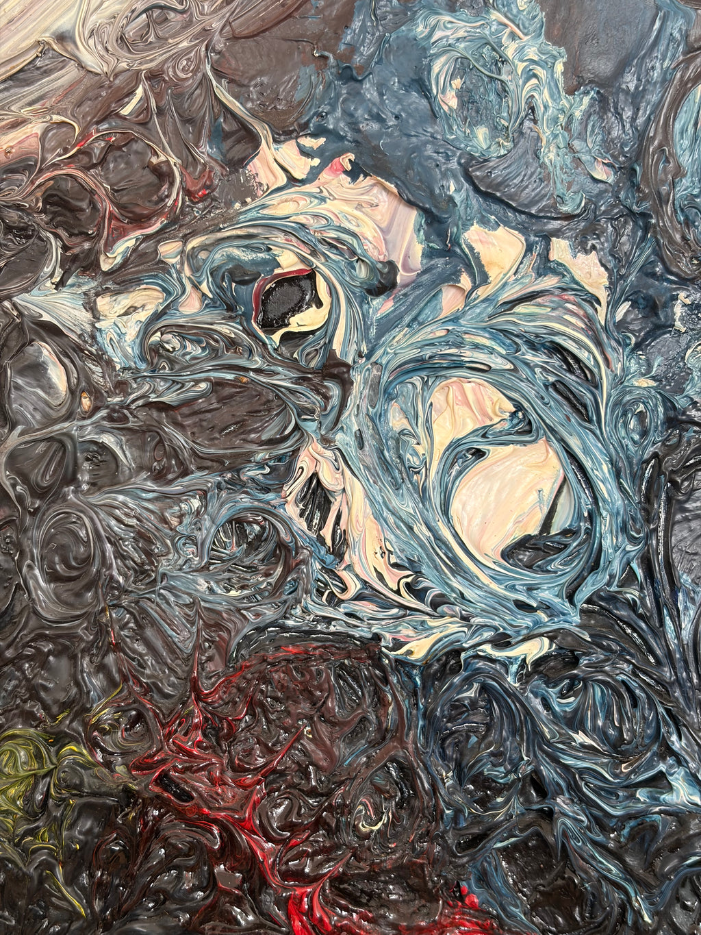 Storm Tree Abstract Oil Painting