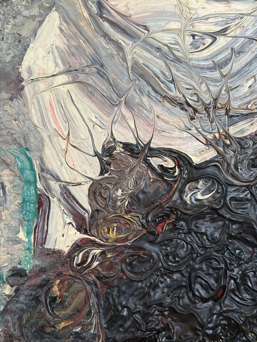 Storm Tree Abstract Oil Painting