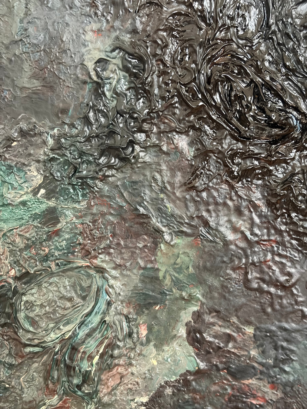 Storm Tree Abstract Oil Painting