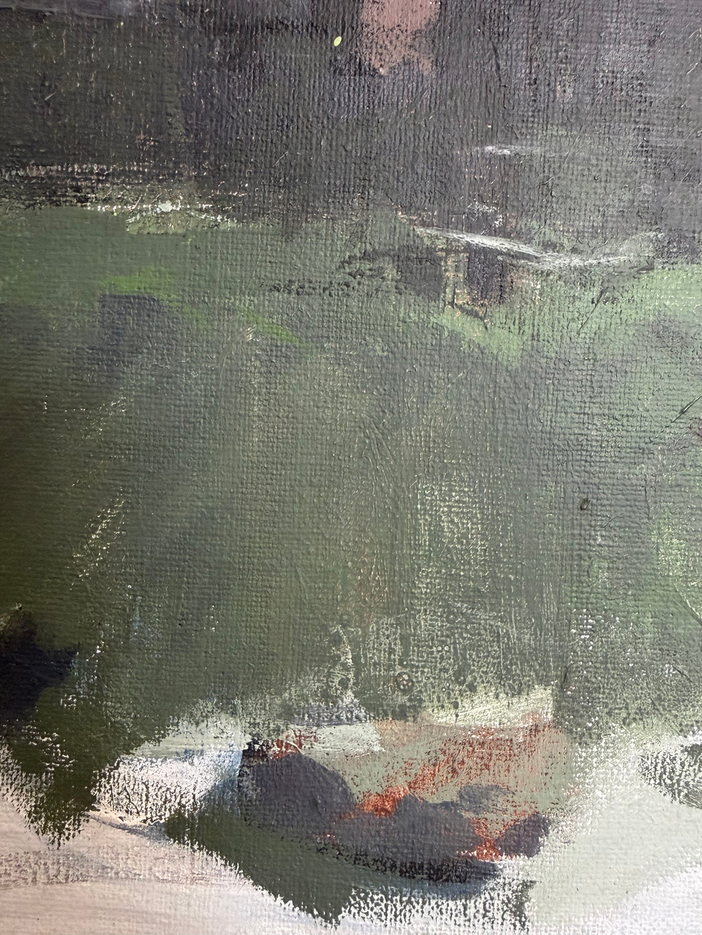 Modernist House Painting | Original Oil on Canvas