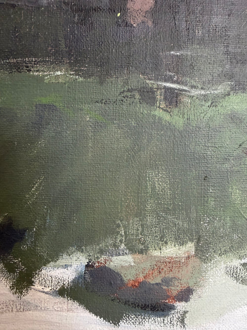 Modernist House Painting | Original Oil on Canvas
