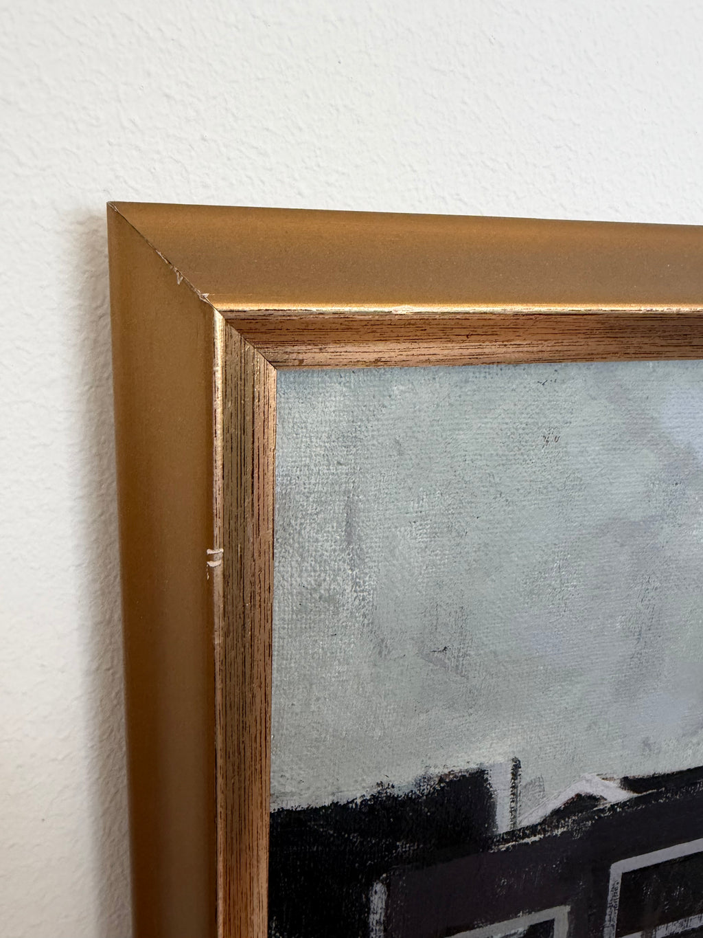 Modernist House Painting | Original Oil on Canvas